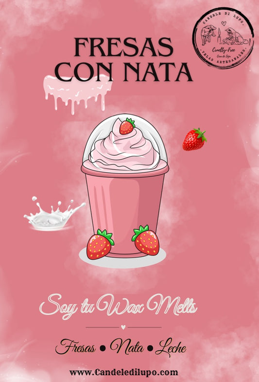 Wax Melt “Fresas con Nata”